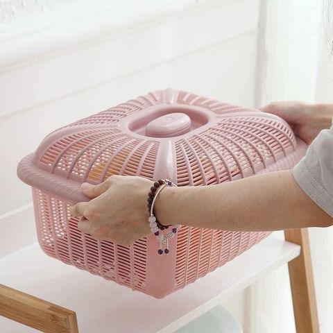 Rổ vuông có nắp đựng đồ Việt Nhật (TH306)
