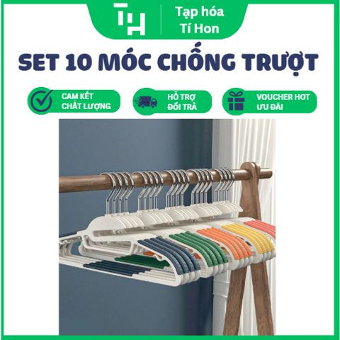 Set 10 móc chống trượt (Màu ngẫu nhiên) (TH310)