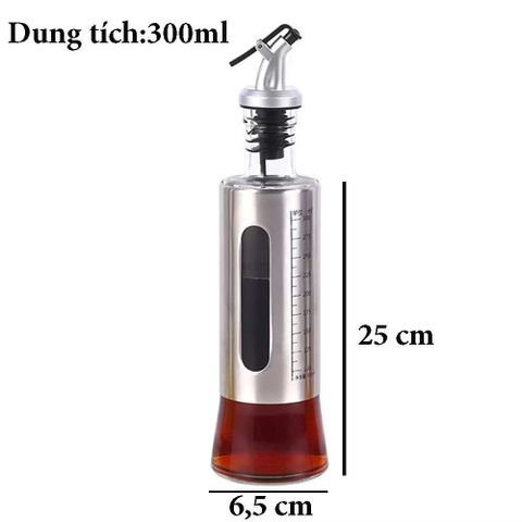 Chai đựng nước mắm, dầu ăn với đầu vòi đặc biệt chống rót tràn (TH311)