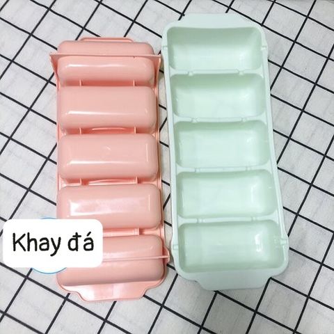 Khay Làm Đá Tủ Lạnh 5 Viên Cao Cấp Việt Nhật (TH313) (Màu ngẫu nhiên)