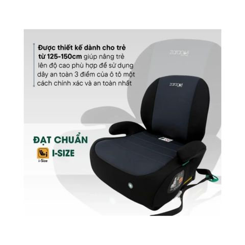Ghế ngồi ô tô trẻ em Booster Zaracos Simon 0168 (có Isofix) cho bé từ 5 tuổi