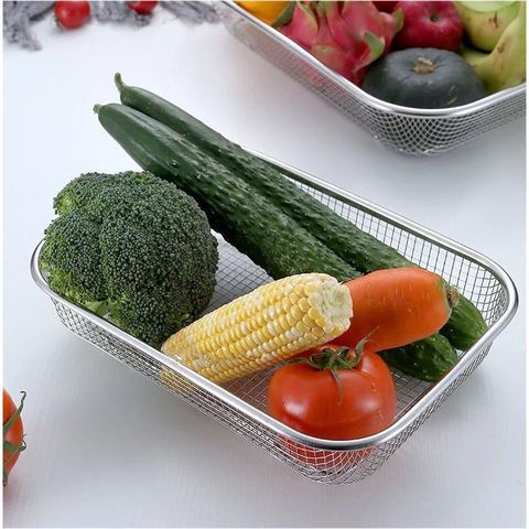 Rổ Lưới Inox đa dạng phù hợp cho mọi loại nấu ăn (TH321)