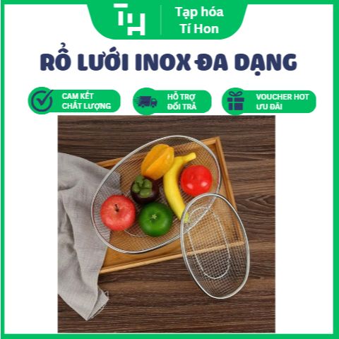 Rổ Lưới Inox đa dạng phù hợp cho mọi loại nấu ăn (TH321)