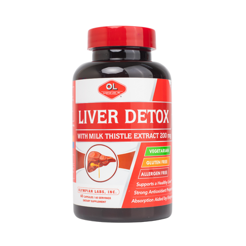 [Nhập khẩu] Liver Detox Olympian Labs - Hỗ trợ tăng cường chức năng gan (60v)