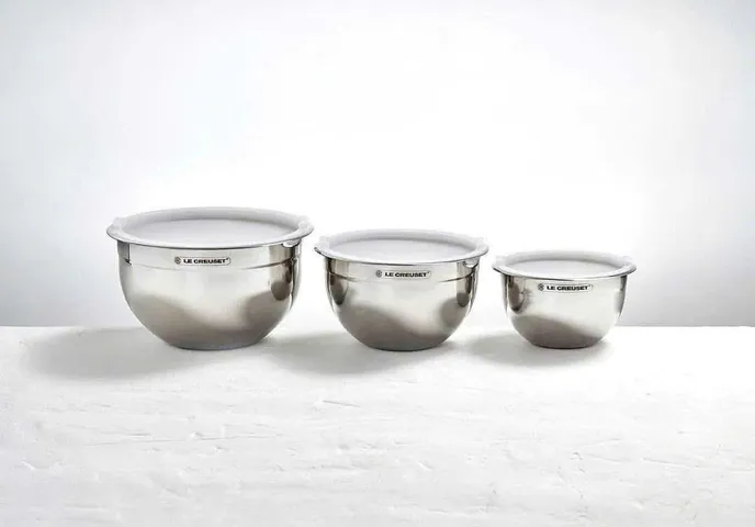 Set 3 âu trộn bột Le Creuset