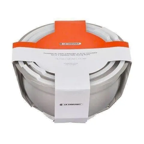 Set 3 âu trộn bột Le Creuset