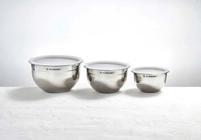 Set 3 âu trộn bột Le Creuset