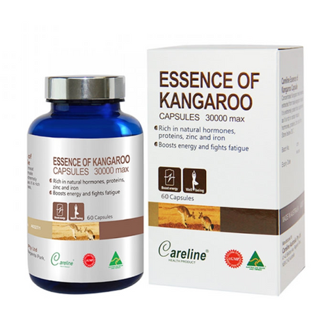 [Nhập khẩu] Careline Essence Of Kangaroo - Hỗ trợ tăng cường sức khỏe nam giới, giúp bổ thận (60v)