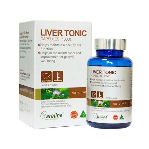 [Nhập khẩu] Viên uống bổ gan Liver Tonic Careline  (hộp 60v)