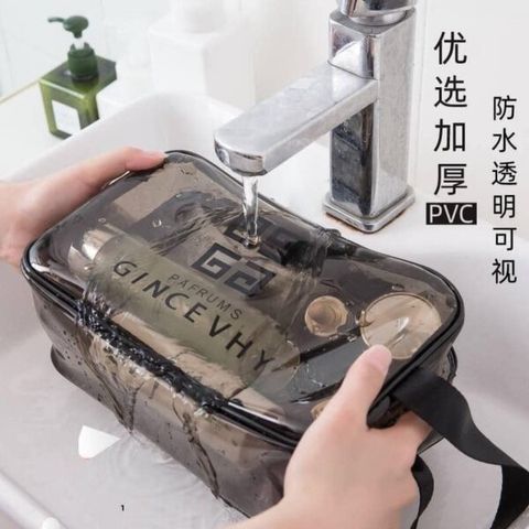 Set 3 túi du lịch, đựng mỹ phẩm nhựa trong suốt (TH327)