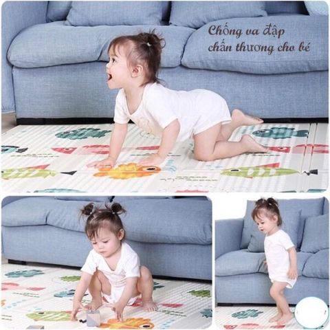 Thảm xốp XPE Nhật Bản cao cấp cho bé (Màu ngẫu nhiên) (TH330)