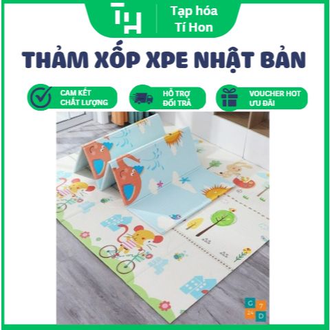 Thảm xốp XPE Nhật Bản cao cấp cho bé (Màu ngẫu nhiên) (TH330)