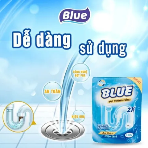Bột thông cống Blue (TH333)