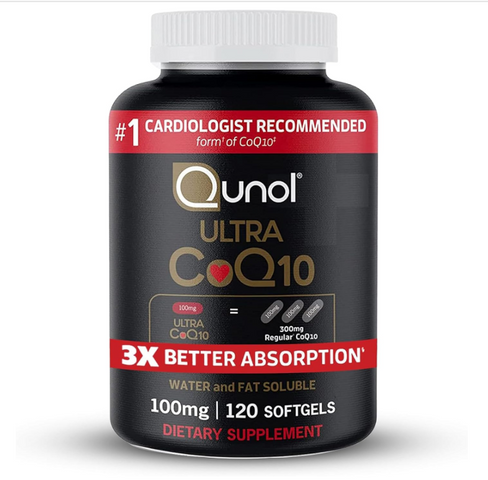 Viên Uống Hỗ Trợ Tim Mạch Qunol Ultra CoQ10 100mg - Bổ Sung Coenzyme Q10 Dễ Hấp Thu Từ Mỹ