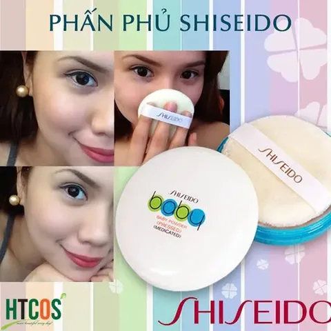 Phấn Phủ Dạng Nén Shiseido Nhật Bản 50g – Kiềm Dầu, Da Mịn Thoáng, Tiện Lợi Mọi Lúc