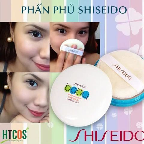 Phấn Phủ Dạng Nén Shiseido Nhật Bản 50g – Kiềm Dầu, Da Mịn Thoáng, Tiện Lợi Mọi Lúc