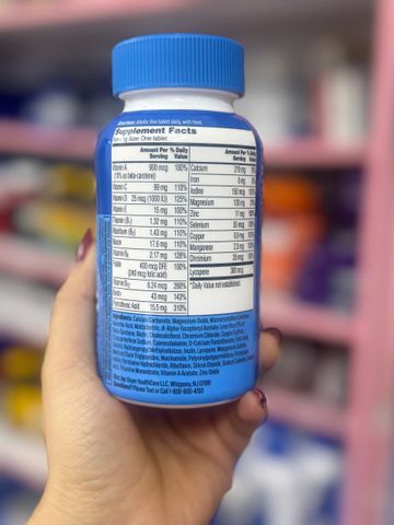 200 Viên Uống One A Day Men Multivitamin Dưới 50 Tuổi - Bổ Sung Hơn 20 Vitamin & Khoáng Chất, Tăng Cường Sức Khỏe Nam giới