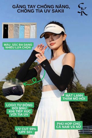 GĂNG TAY CHỐNG NẮNG SAKII NHIỀU MÀU | HÀNG NỘI ĐỊA NHẬT BẢN
