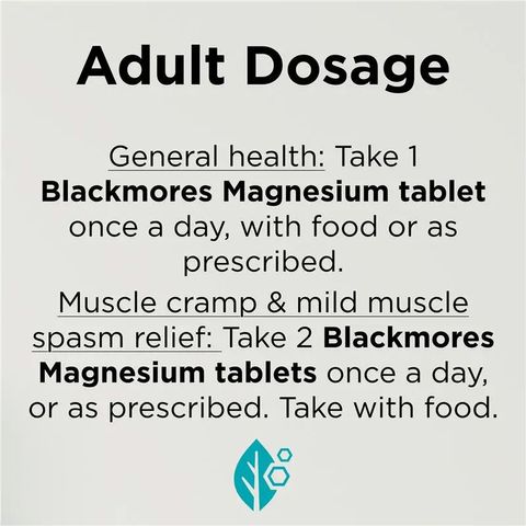 Viên uống bổ sung Magie Blackmores Super Magnesium chính hãng của Úc