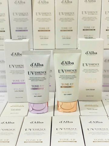 Kem chống nắng D'Alba UV Essence Waterfull Tone up