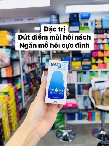 LĂN NÁCH HIỆU  Driclor KOREA.