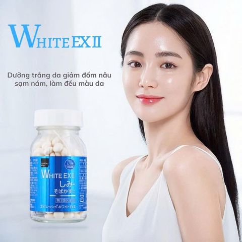 Viên Uống White EX II Nhật Bản – Bổ Sung Dưỡng Chất, Chăm Sóc Da Trắng Sáng Đều Màu Từ Bên Trong