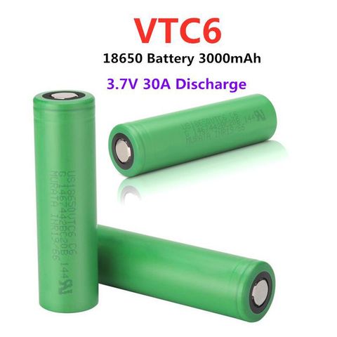 PIN 18650 SONY VTC6 4.2V, DÒNG XẢ 30A, DUNG LƯỢNG 3000mAh 739110