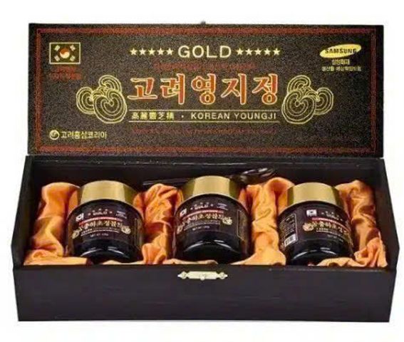 CAO LINH CHI HỘP GỖ TRẮNG/ĐEN 3 LỌ 120g