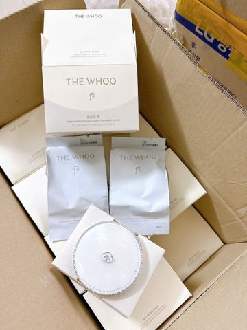 Set Phấn Nước Dưỡng Trắng Whoo Radiant White Moisture Cushion 1+2 739148