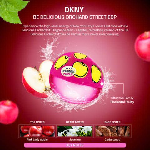 Nước Hoa Nữ DKNY Be Delicious Orchard Street EDP chai 100ml