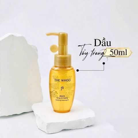 Phấn Chống Nắng Dạng Cushion Jin Hae Yoon SPF50+ PA+++ + Dầu Tẩy Trang Whoo 50ml - Chống Nhăn, Dưỡng Ẩm, Che Khuyết Điểm Tự Nhiên 739153