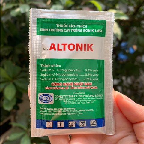 [FREESHIP] HỘP 10 GÓI Thuốc Kích Thích Sinh Trưởng Altonik - Giải Độc Cây, Kích Mầm Nhanh Cho Rau, Hoa, Cây Ăn Quả, Lúa