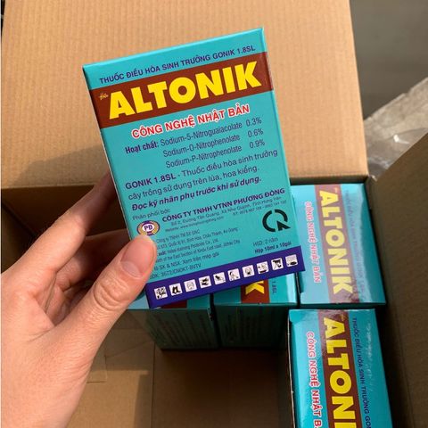 [FREESHIP] HỘP 10 GÓI Thuốc Kích Thích Sinh Trưởng Altonik - Giải Độc Cây, Kích Mầm Nhanh Cho Rau, Hoa, Cây Ăn Quả, Lúa
