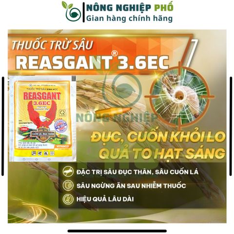 Chế Phẩm Trừ Sâu Sinh Học REASGANT 3.6EC Multiagro - Diệt Sạch Các Loại Sâu, Nhện Kháng Thuốc Hiệu Quả Cực Cao An Toàn 739206