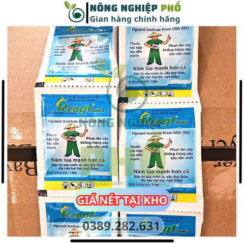 Reagt 800wg gói 1.6g diệt sạch kiến, gián, sâu kháng, muỗi, bọ chét, mạt gà, mối, Chế phẩm diệt côn trùng đa năng Reagt 800wg 739209
