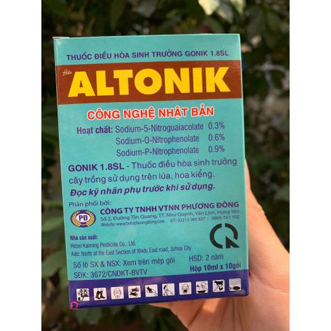[MIỄN SHIP] 1 GÓI  ALTONIK1.8SL 10ml Kích Thích Sinh Trưởng Nảy Mầm, Kích Rễ, Ra Chồi Cực Mạnh Cho Cây Trồng, Cây Kiểng