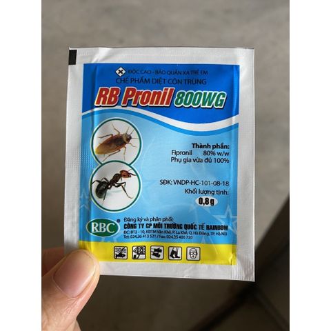 [COMBO GIÁ SỈ] Chế Phẩm RB Pronil 800WG Trừ Kiến, Gián, Rầy, Rệp, Ve Chó, Mạt Gà, Sâu