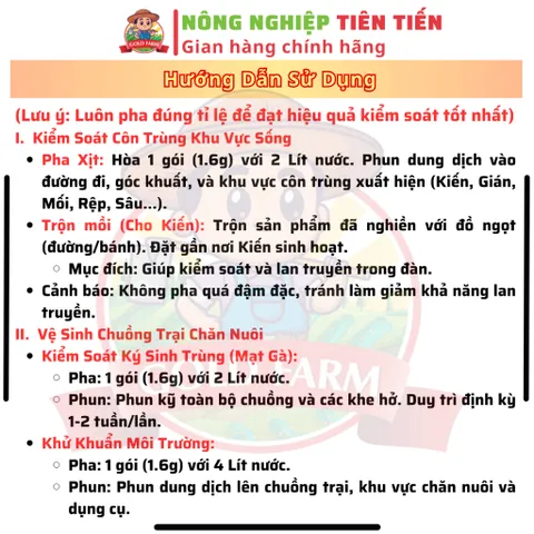 [CHÍNH HÃNG GIÁ TỐT] Quản Lý Kiến Gián Côn Trùng Nhanh Hiệu Quả FINICO 800 - Dùng Trong Nhà Ở, Cây Trồng, Chuồng Trại