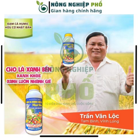 Phân Bón ĐẠM CÁ HUMIC Nhật Bản Ra Rễ Cực Mạnh, Xanh Nhanh Tốt Bền Cho Các Loại Cây Trồng, Hoa Kiểng, Rau Màu