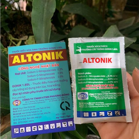 [HÀNG CHẤT LƯỢNG] Hộp Lớn 10 GÓI Kích Thích Sinh Trưởng Atonik 1.8SL (10ml/gói) - Kích Rễ, Nảy Mầm, Ra Chồi Cực Mạnh