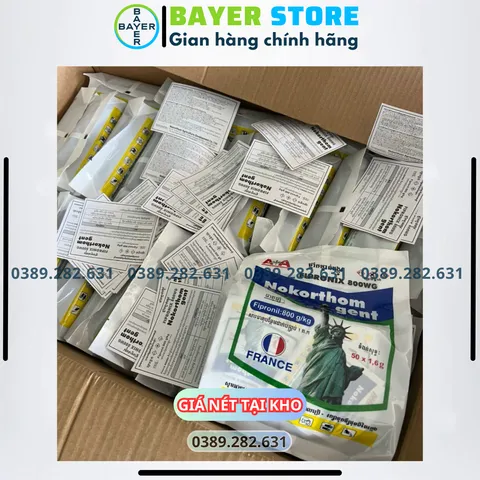 [Combo 40 + TẶNG 3] REGENT NOKORTHOM (gói 1.6gr) Nguyên Liệu Nhập - Chế phẩm diệt côn trùng đa năng NOKORTHOM diệt sạch kiến, gián, bọ chét, mạc gà, sâ.u kháng 739223