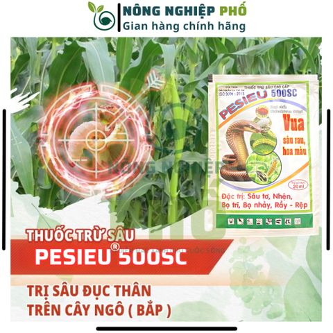 Chế Phẩm PESIEU 500SC Multiagro Gói Lớn 20ml - Trừ Rầy, Rệp Sáp, Nhện, Sâu Tơ Kháng Thuốc Cho Hoa, Cây Kiểng, Rau Màu 739224