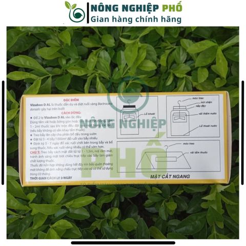 [KHUYẾN MÃI] Combo Thuốc Dẫn Dụ Và Thuốc Diệt Ruồi Vàng Đục Trái VIZUBON - D Multiagro [Tặng Kèm Bẫy Nhựa Ruồi Vàng] 739232