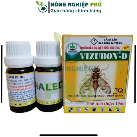 [KHUYẾN MÃI] Combo Thuốc Dẫn Dụ Và Thuốc Diệt Ruồi Vàng Đục Trái VIZUBON - D Multiagro [Tặng Kèm Bẫy Nhựa Ruồi Vàng] 739232