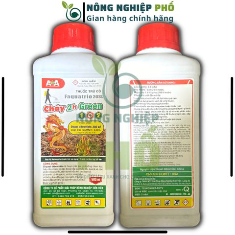 Chế phẩm cỏ Faquatrio 20SL Multiagro chai 900ml, Thuốc trừ cỏ hoang, lưu dẫn cực mạnh diệt tận gốc rễ cỏ kháng 739239