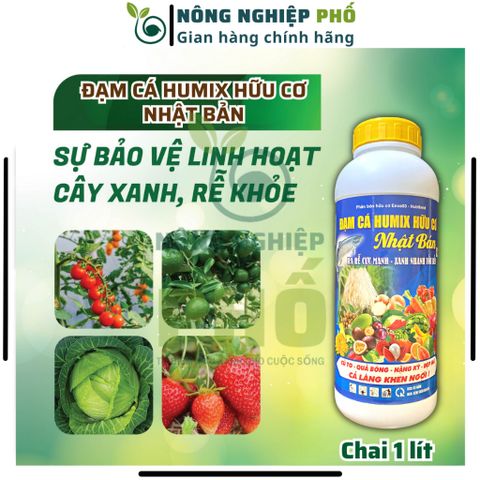 Phân Bón ĐẠM CÁ HUMIC Nhật Bản Ra Rễ Cực Mạnh, Xanh Nhanh Tốt Bền Cho Các Loại Cây Trồng, Hoa Kiểng, Rau Màu 739248
