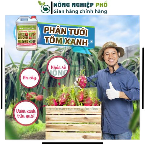Phân tưới Tôm xanh can 5Lít cho cây cảnh, cây kiểng, rau màu, hoa...- Tăng năng suất, chất lượng cây trồng 739253