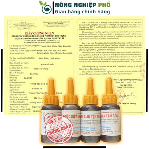 Chế phẩm diệt KIẾN GIÁN tận gốc sinh học an toàn - Hoạt chất mới, thiết kế sử dụng tiện lợi