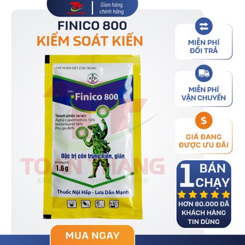 [GIÁ HỜI] Finico 800 Diệt Kiến Lửa, Kiến Riện, Kiến Trên Cây Trồng. Sản phẩm chính hãng, date mới 739279