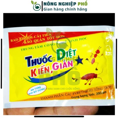 Trừ kiến, gián sinh học gói 20g an toàn, Bột rắc kiến, gián - Chế phẩm xua đuổi Kiến, Gián 739282